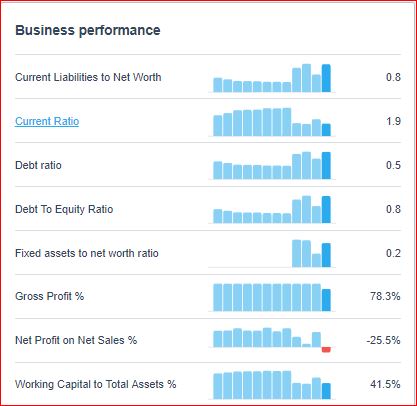 Xero business performance